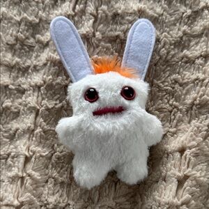 FUGGLER Small size - White Bunny plush